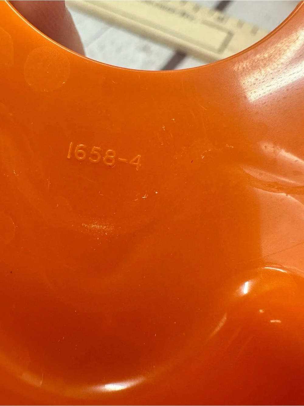 Vtg Tupperware cut a shape Orange nesting Cookie Cutter Set retro